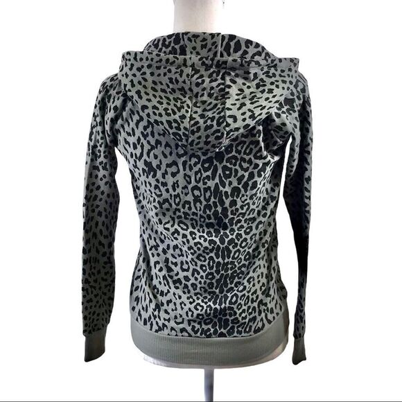 Chaser Leopard Print Hoodie Size XS - Picture 2 of 7
